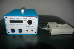 Radon testing monitor